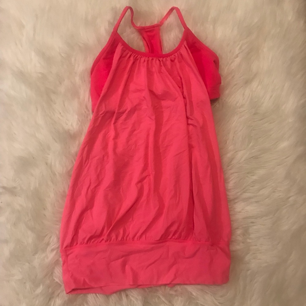 Hot pink lululemon top